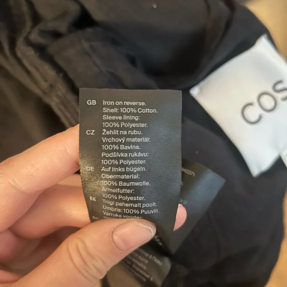 COS Cotton-Corduroy Black Jacket